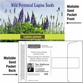Wild Perennial Lupine Seed Mix / Mailable Seed Packet - Custom Printed Back